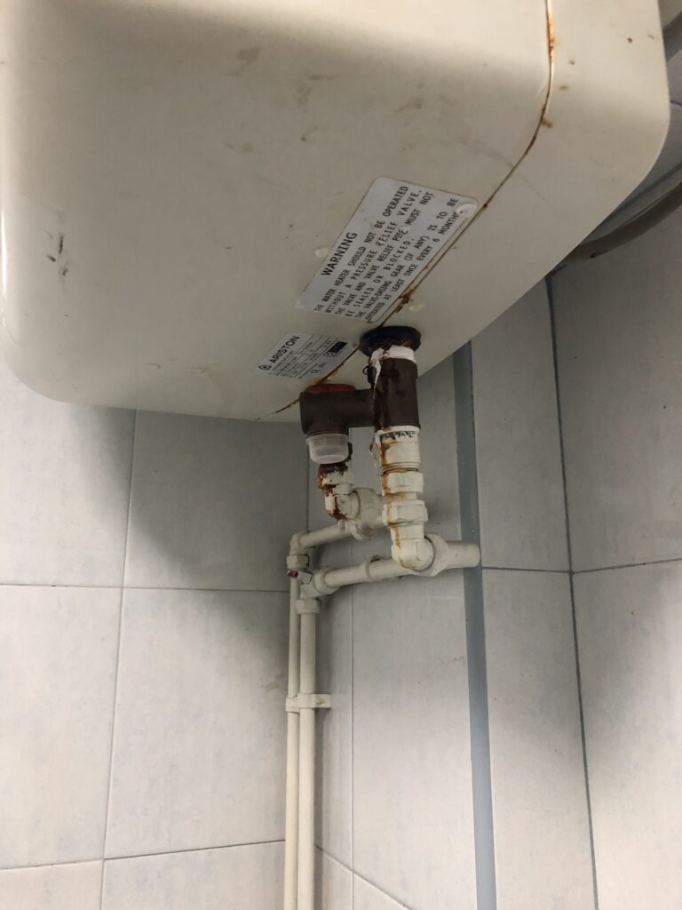 rusty-and-leaking-Ariston-water-heater