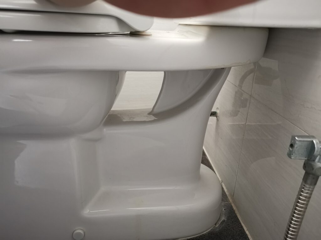 leaking at base of toilet bowl