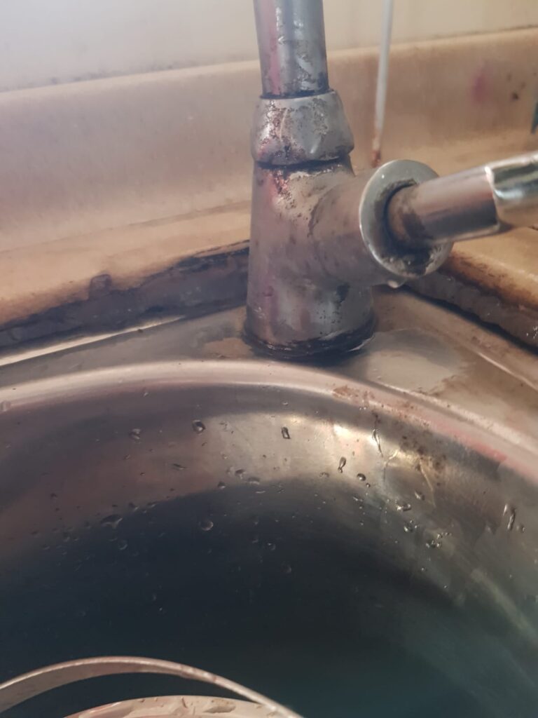 upgrade old kitchen faucet
