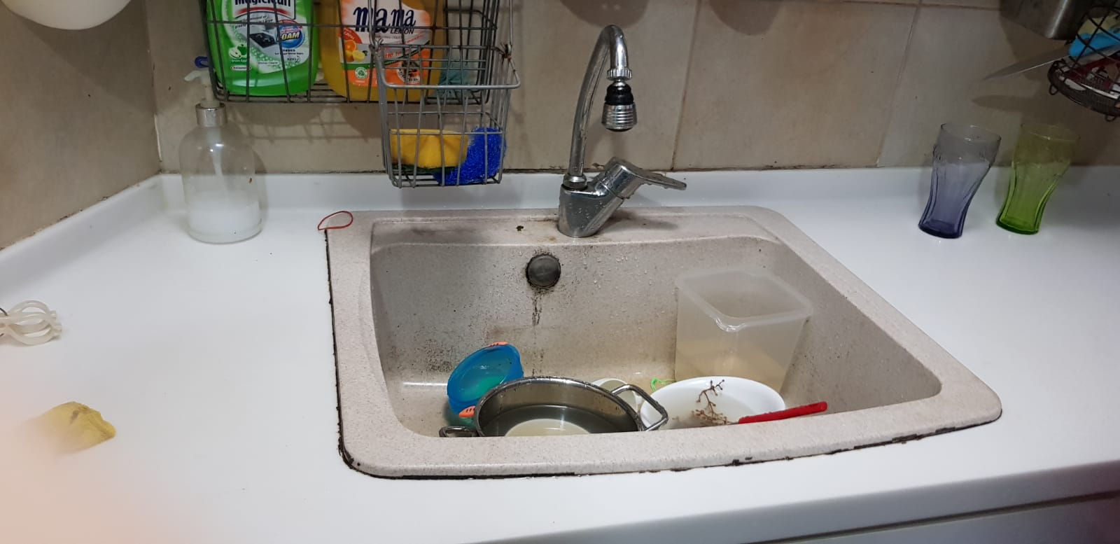 replace overmount kitchen sink header