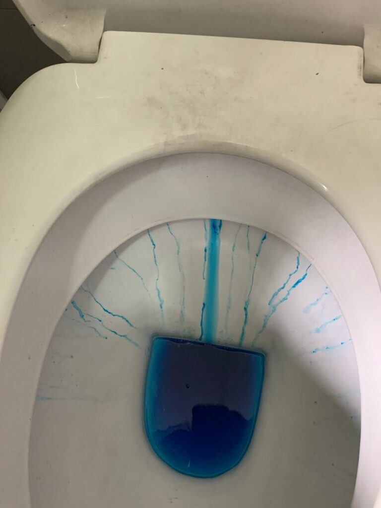 water leaking into toilet bowl